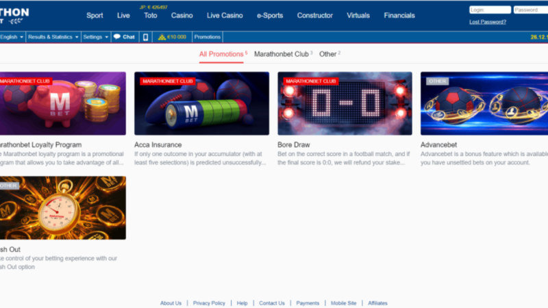 Get In On The Casino Action At Marathonbet: The Best Site In India