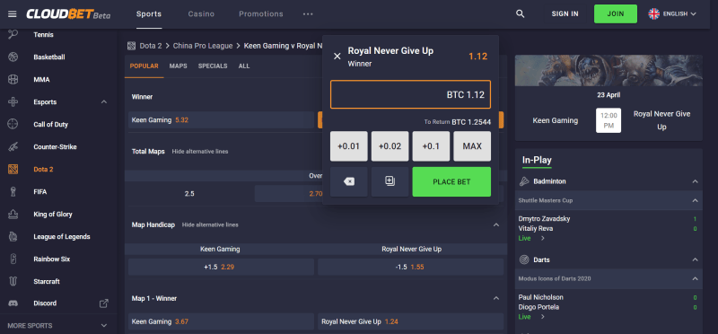 Join The Fun And Win Big With Cloudbet: India’s Most Exciting Site For Online Casino Gaming