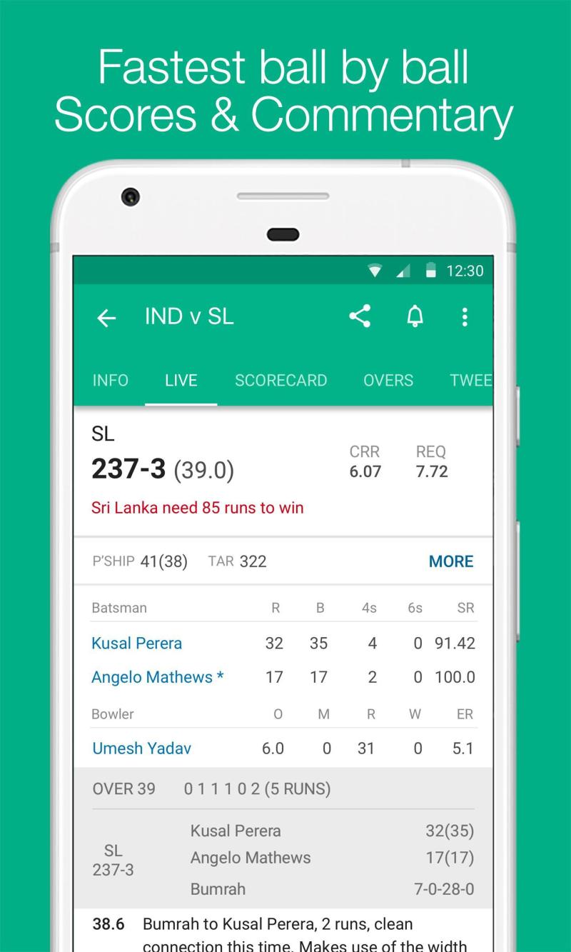 Live Cricket Score On Cricbuzz